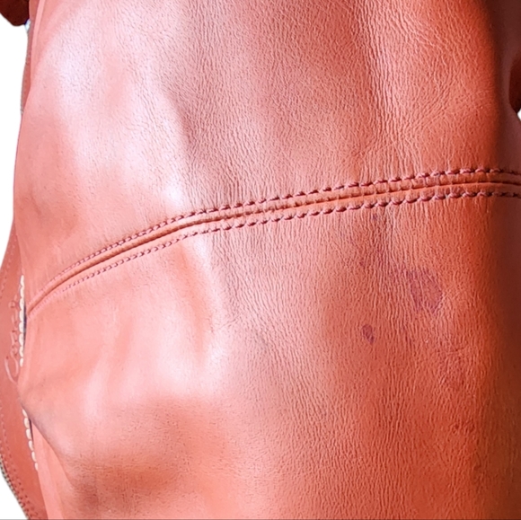 Vintage Coach Soho Leather Bag Burnt Orange - Picture 5 of 11